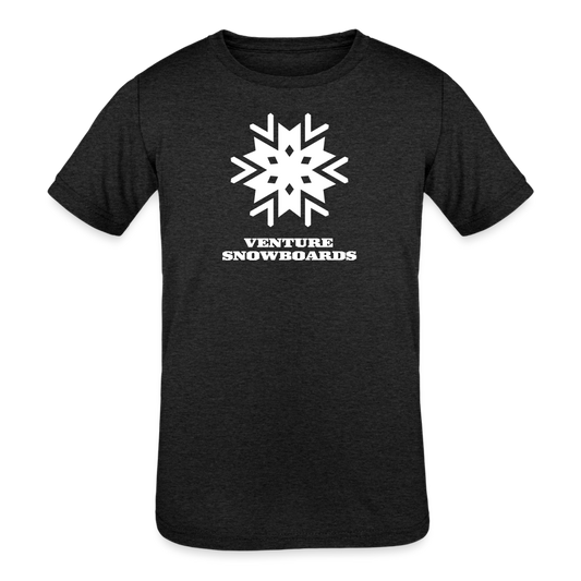 Kids' Snowflake T-Shirt - heather black