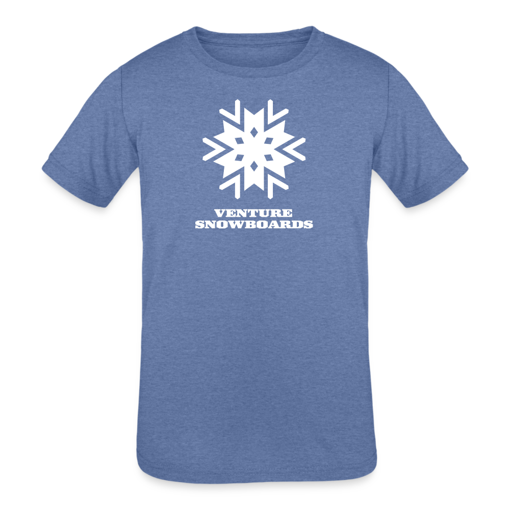 Kids' Snowflake T-Shirt - heather blue