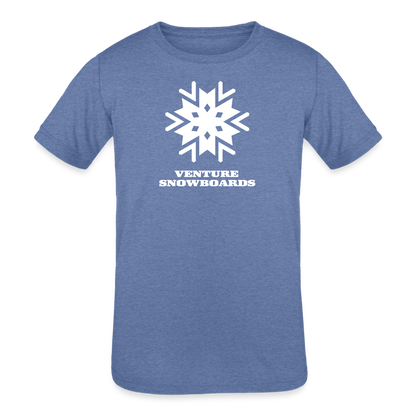 Kids' Snowflake T-Shirt - heather blue