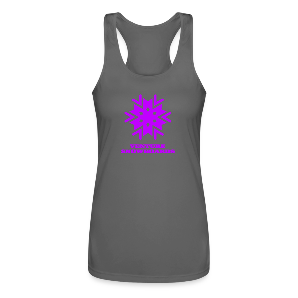 Women’s Snowflake Tank Top - charcoal