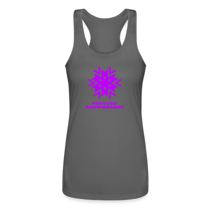 Women’s Snowflake Tank Top - charcoal