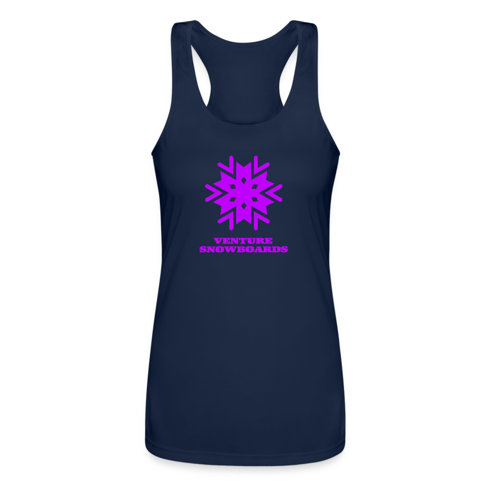 Women’s Snowflake Tank Top - navy